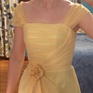 Yellow Bell formal prom dress
